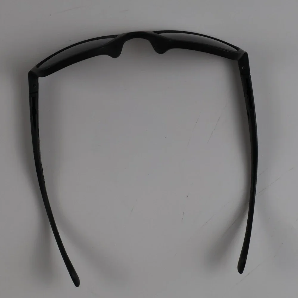 Helix Sunglasses Rectangular Wrap Matte Black One Size MSRP $119